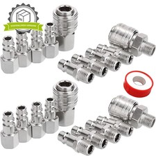 Druckluft-Schnellkupplung, 1/4 Zoll BSP, 20 St&uuml;ck, pneumatisch f&uuml;r Werkzeuge