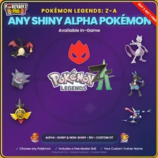 Pokémon Legends ZA SHINY ALPHA 6IV Battle Ready • Custom T. Name • Fast Delivery