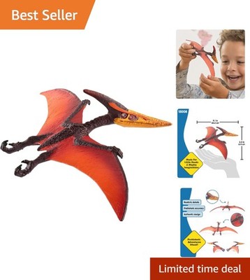 High-Gloss Pteranodon Figurine - Inspiring Imaginative Play for Children