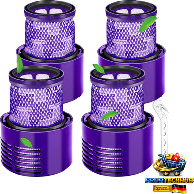 Waschbarer Dyson V10 Filter 969082-01 4 Stück H