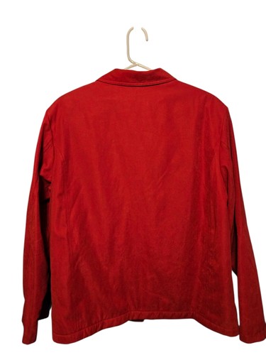 Westbound Womens Lightweight Jacket Zip Up Red Size Large - Picture 2 of 3