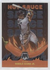 2022 Panini Mosaic Hot Sauce Ronald Acuna Jr #HS-4 0vw0