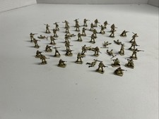 Lot Of 48 Pc WWII Itilian North Africa Handpainted 3/4  Plastic Soldiers. 27
