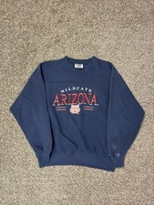 Arizona Wildcats Lee Sport Crewneck Sweatshirt Mens XL Navy Vintage NCAA