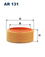 Filtron AR 131 Luftfilter FüR Renault Filtereinsatz 110Mm