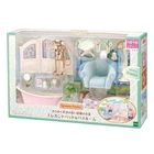 Sylvanian Families Waterside Red Roof House Elegant Bed Bathroom Set Japan PRE