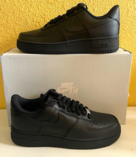 Nike Air Force 1 '07 Men 7.5- Women 9 Low Top Sneaker Triple Black CW2288-001