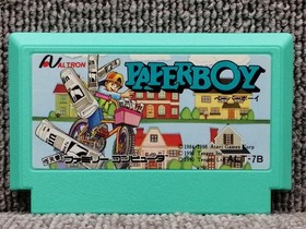 ALTRON Famicom Soft Paperboy Used