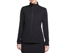 Nike Golf Dri-FIT UV Women Full Zip Stretch Jacket Woman Small AJ5272-010 Black