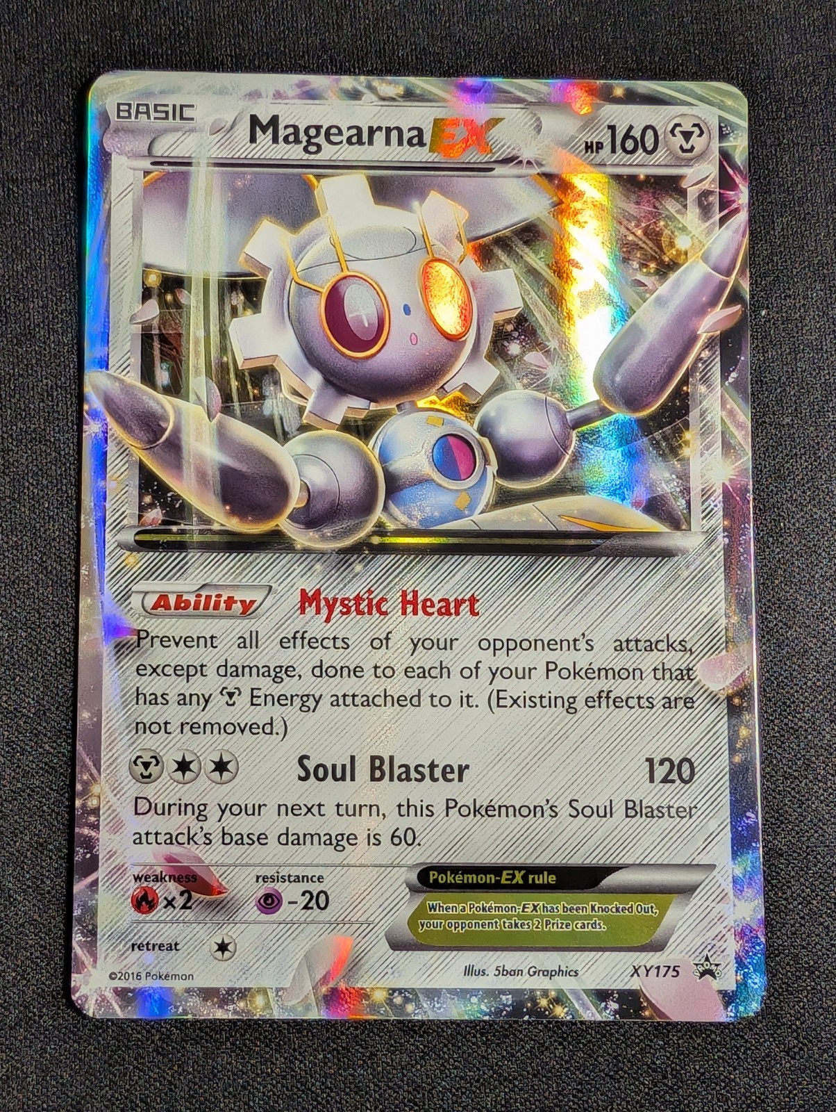 Pokemon Magearna EX XY175 Ultra Rare Black Star Promo NM