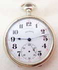 ANTIQUE 16s ILLINOIS BUNN 19 JEWEL RAILROAD POCKET WATCH PARTS
