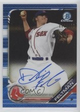 2019 Bowman Chrome Prospects HTA Choice Refractor /150 Durbin Feltman Auto nd3