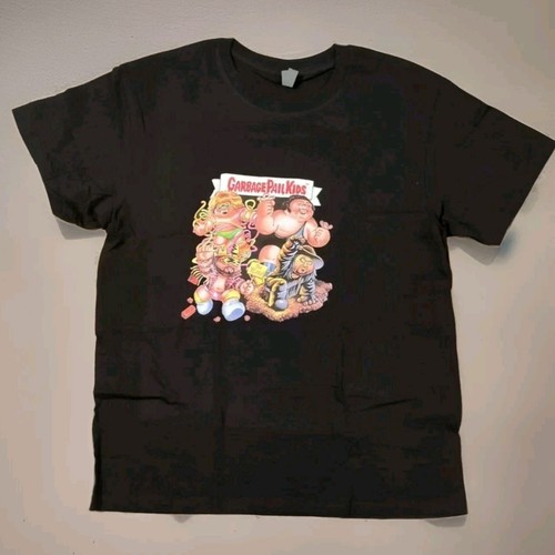 Garbage Pail Kids WWE T-Shirt Uomo GRANDE Cotone Nuovo GPK Andre The Giant Nero L - Foto 1 di 3