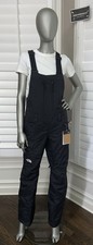The North Face Womens Freedom Insulated Waterproof Shell Ski Bib Pants Black NWT
