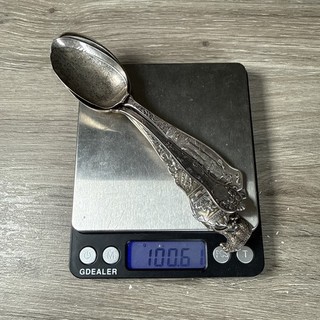 100 Grams Sterling Silver Spoons from Various Locations