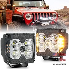 4-inch LED Side Shooter Pods, 4400LM Waterproof Off-Road Driving Lights White