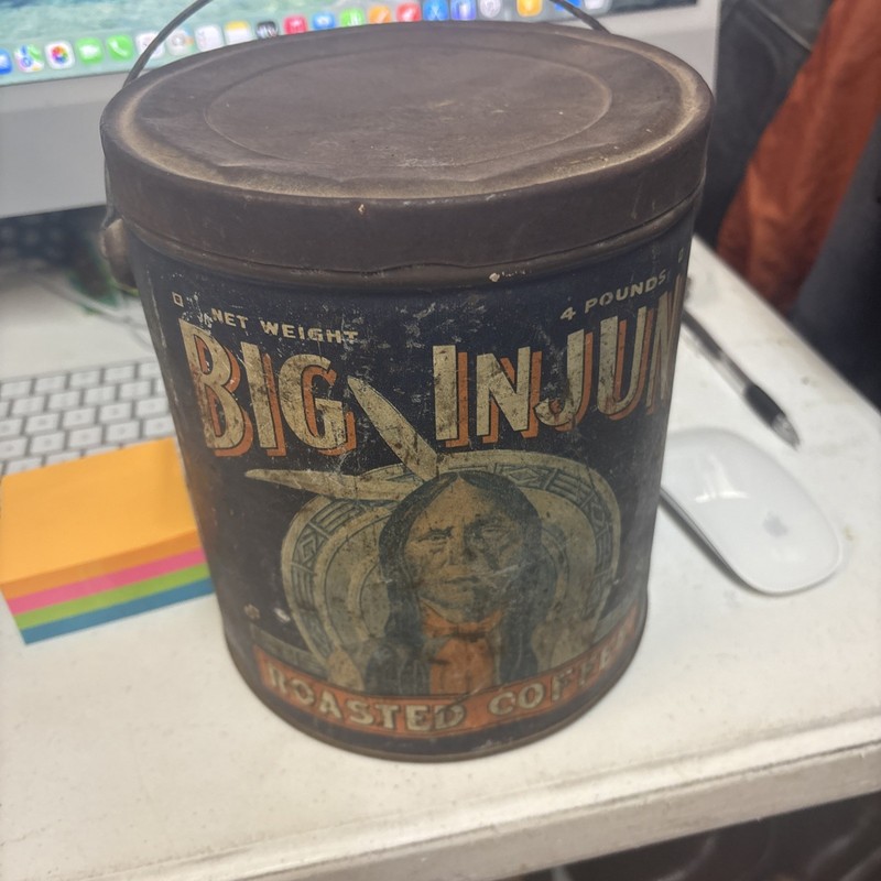 Big Injun Roasted Coffee Big Can 