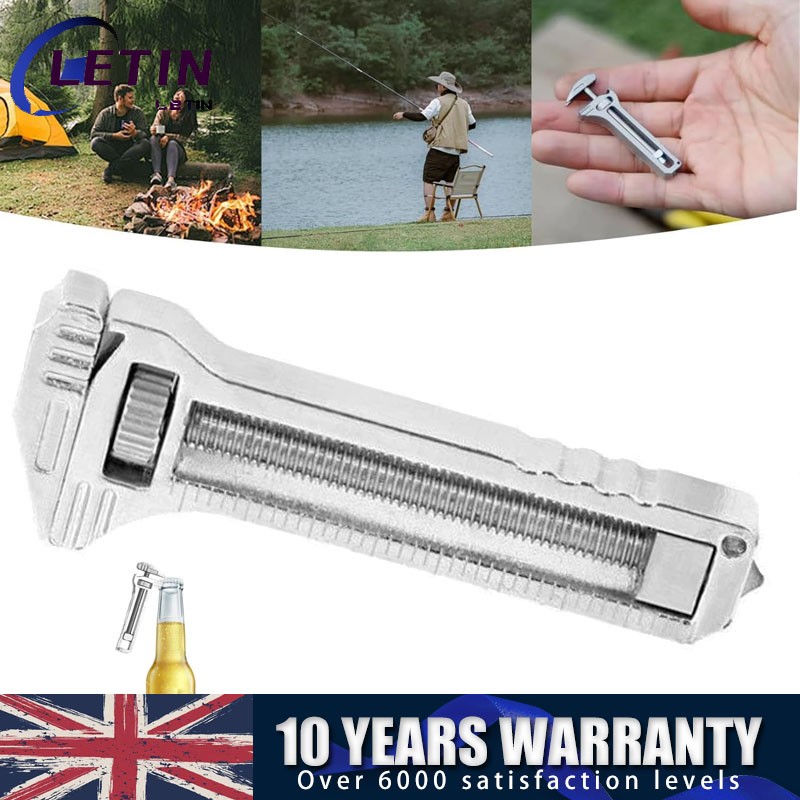 Adjustable Compact Multitool Mini Wrench Compact Multifunctional Titanium Multi