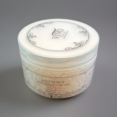 NEW Vivo Per Lei Dead Sea Salt Scrub - DEVOTION - Exfoliating Body Scrub 9.87 Oz
