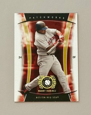 2005 Fleer Patchworks Manny Ramirez #67 GOLD SP Numbered /99 Parallel RARE