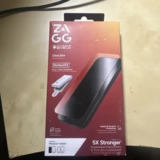 ZAGG Invisible Shield Glass Elite Perfect Fit For iPhone 17 Pro 6.3 New/Sealed