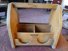 De Luxe Esquire Footman Shoeshine Caddy