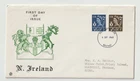4/9/1968 UK GB FDC - Northern Ireland 4d Brown & 5d Blue - Belfast FDI Postmark