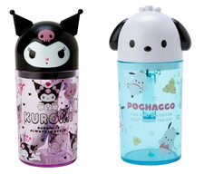  2 Packs Kuromi Pochacco Toothpaste Toothbrush Dental Cup JAPAN Dog Travel Set
