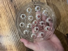 Glass Frog  Flower Display  Floral Display  Flower Frog  Clear Glass