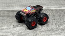 Vintage Micro Machines Tuff Trax Pick Up Monster Truck Demolisher Rubber Tires