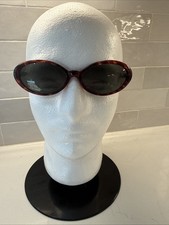 VTG Oval Shaped Sunglasses Brown Tortoise Shell