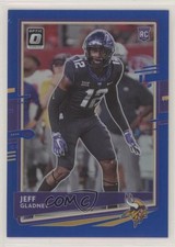 2020 Panini Donruss Optic Rookies Blue Prizm 50/179 Jeff Gladney #108 fm0
