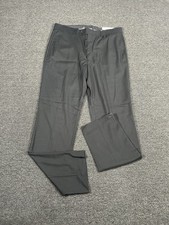 New Calvin Klein X Slim Fit Dress Pants Men  s 34x32 Black Performance Stretch