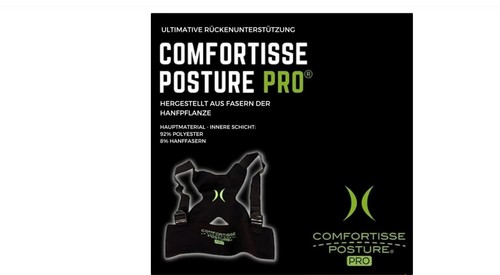 Geradehalter für Rücken S-M Rückenstabilisator Posture Pro Comfortisse