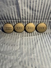 Genuine Audi Wheel Hub Center Caps Oem 81a-601-170. Set Of 4. New Takeoff