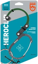 GEAR AID Aluminum Heroclip, Medium 60 lb Max Load - Forest Green