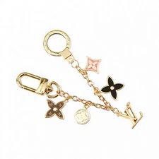 Louis Vuitton Monochrome Keychain - Bag Charm Fleur Flower