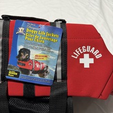 Dog Life Jacket Swimming Float Vest Adjustabl...