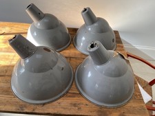 Vintage Benjamin  Industrial Enamel 38 cm Pendant Lights - Set of 4