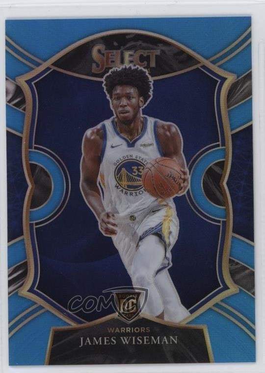 2020-21 Panini Select Concourse Light Blue Prizm 92/299 James Wiseman #62 1ib5