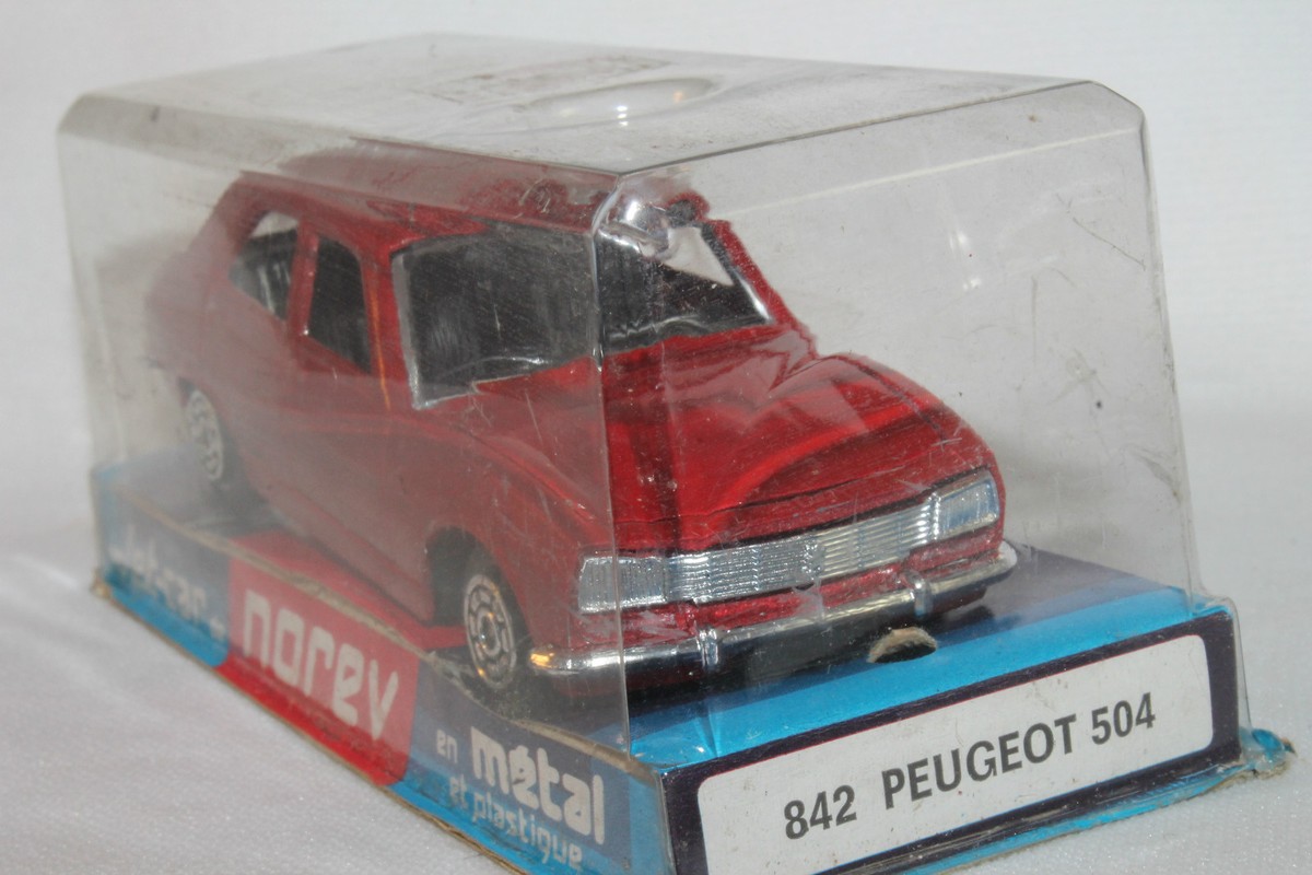 Miniature Norev Jet Car – Peugeot 504 Police – Échelle 1:43 – Métal – Collection