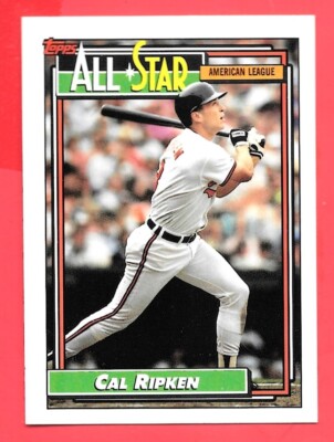 1992 Topps #400 Cal Ripken - All Star - NRMT | eBay