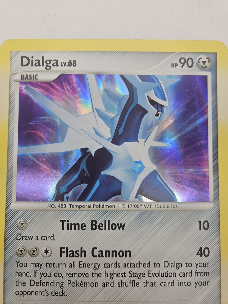 Pokemon Card JUMBO/OVERSIZED Dialga LV.68 Black Star Promo DP26