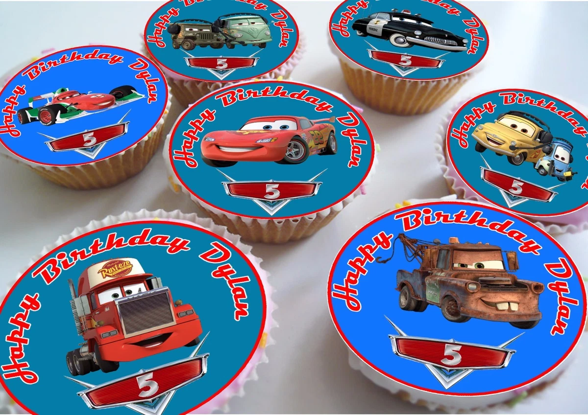 Cars Cupcake Design