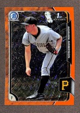 2015 Bowman Chrome Prospects Orange Wave Refractor #BCP20 Adrian Sampson