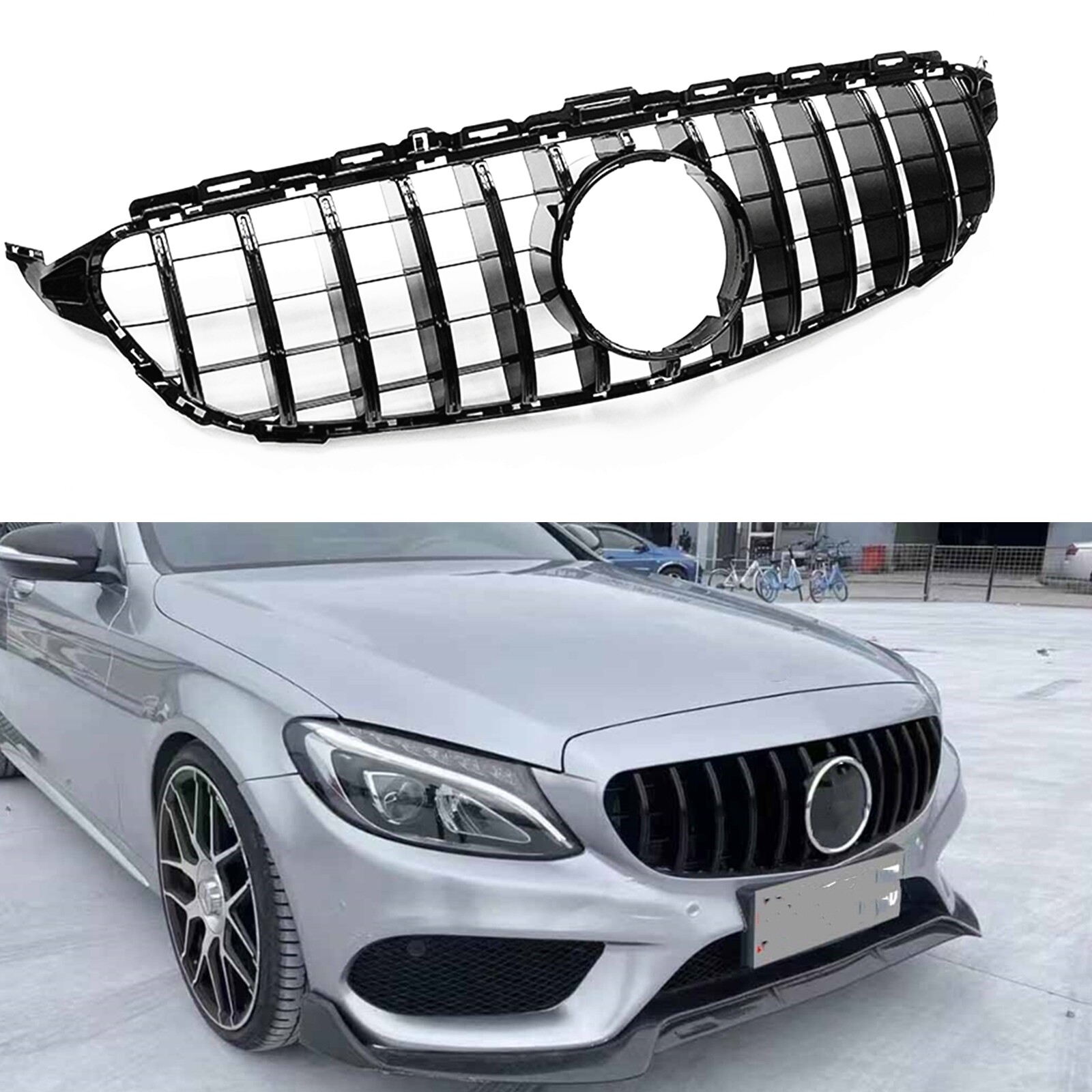 Mercedes C GLC X253 W205 Kühlergrill Gitter Gitter A2538801401 in