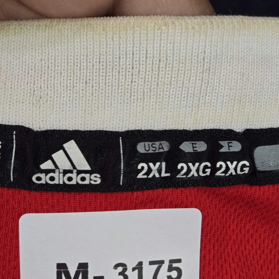 VINTAGE Chicago Bulls Men Jersey 2XL Red Carlos Boozer 5 Logo Adidas Jersey READ - Image 3 of 4