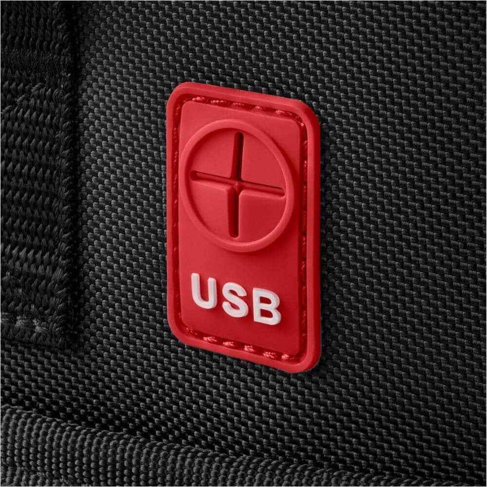 16 in. Large Mouth Tool Bag with Parts Bin Zone eBay