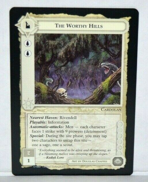 MiddleEarth CCG MECCG The Worthy Hills Against The Shadow ATS LOTR