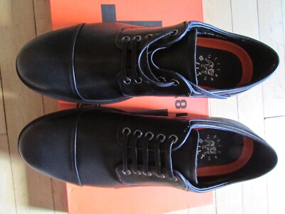 George Brown BILT Shoes Butch Cap Toe Derby Size 10.5 Black  display picture 3